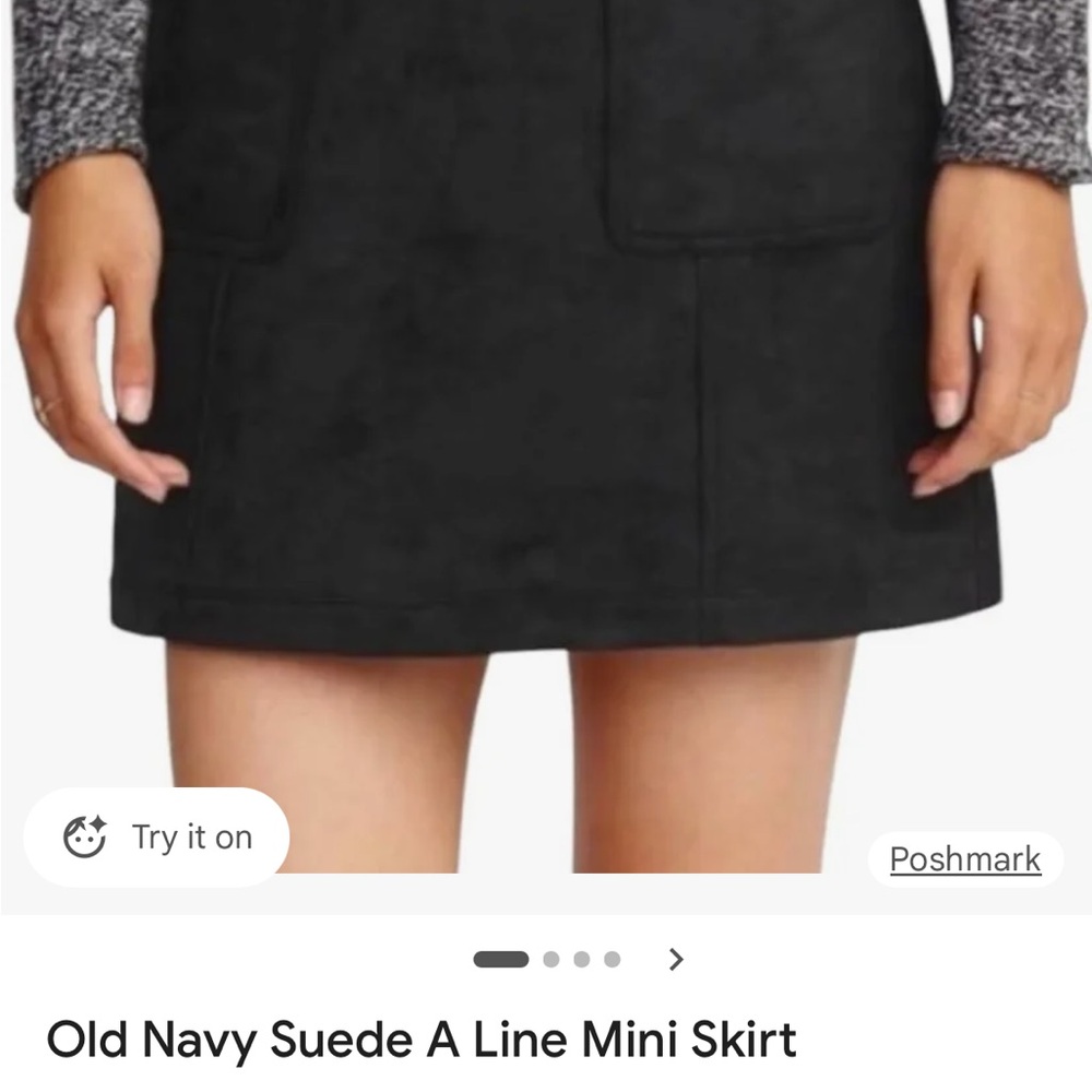 Old Navy Black Suede Mini Skirt Bundle ✨